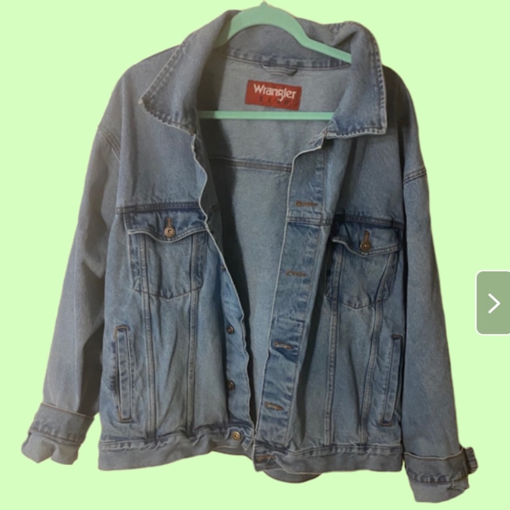 Wrangler 100% Classic cotton jean jacket in men’s 3xl.